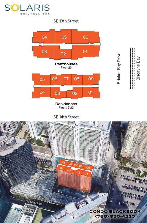 Solaris at Brickell floorplans