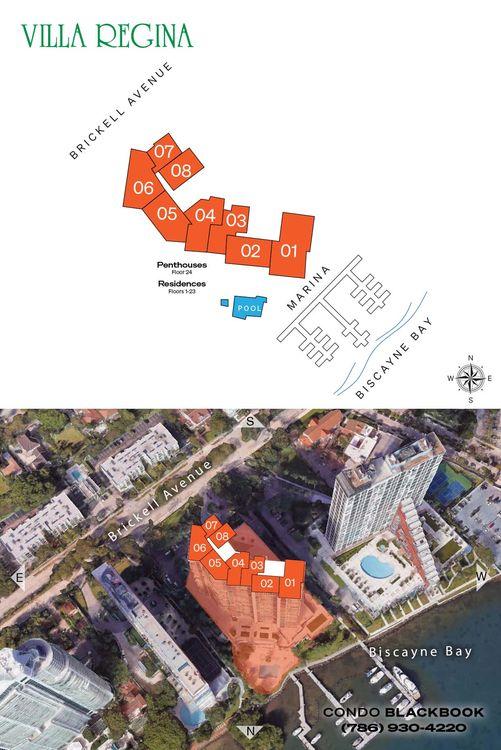 Villa Regina Condo floorplans