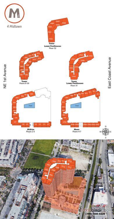 Midtown 4 floorplans