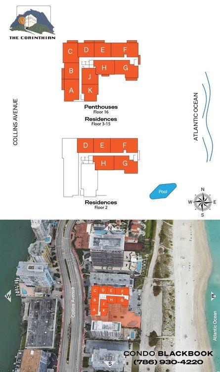 Corinthian Condo floorplans