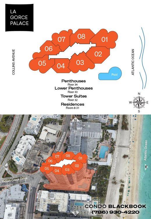 La Gorce floorplans