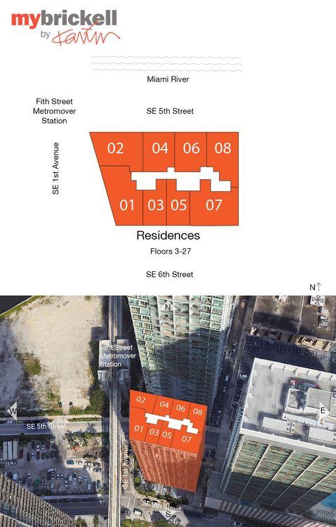 My Brickell floorplans