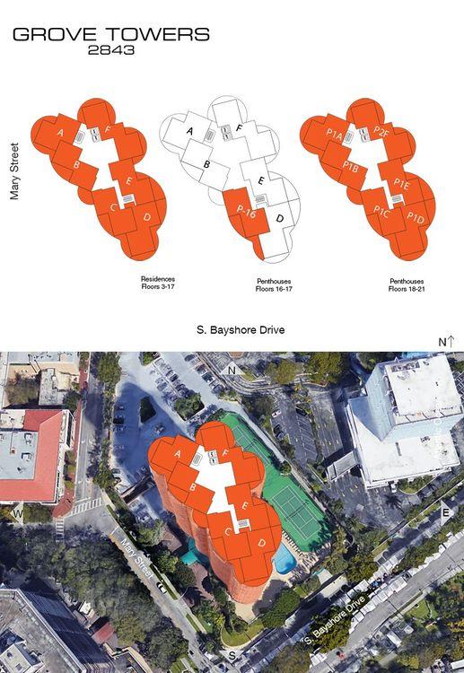 Grove Towers floorplans