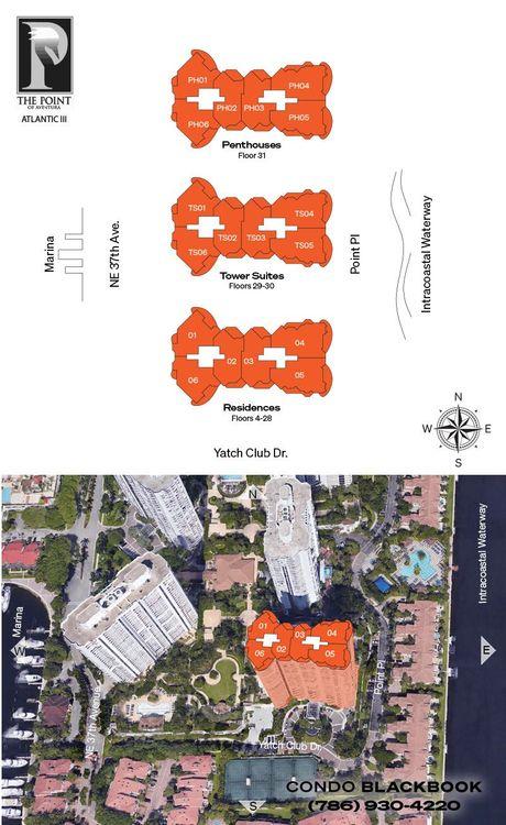 Atlantic III at the Point floorplans