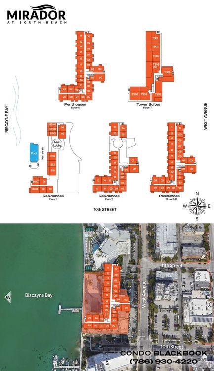 Mirador South floorplans