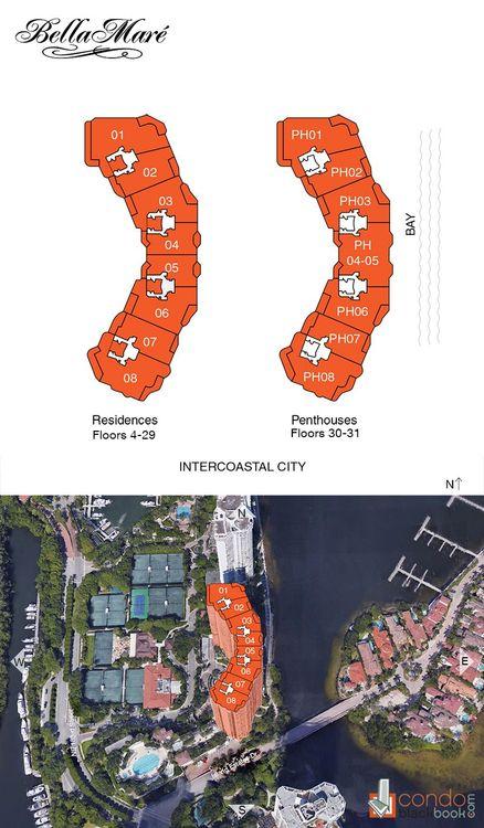 Bella Mare floorplans