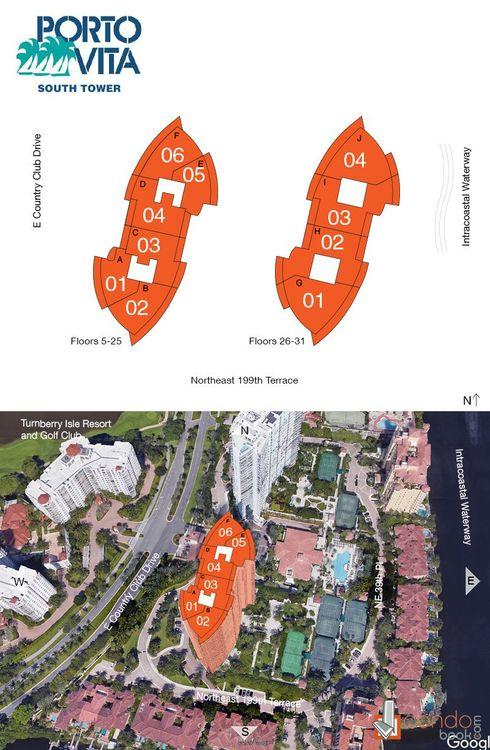 Porto Vita South Tower floorplans