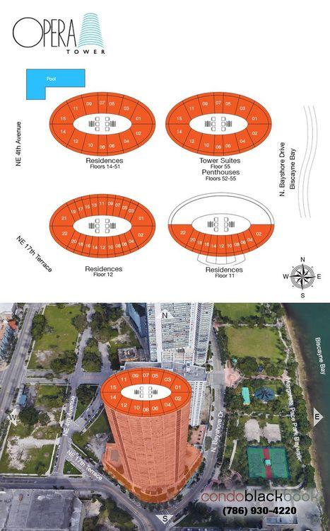 Opera Tower floorplans