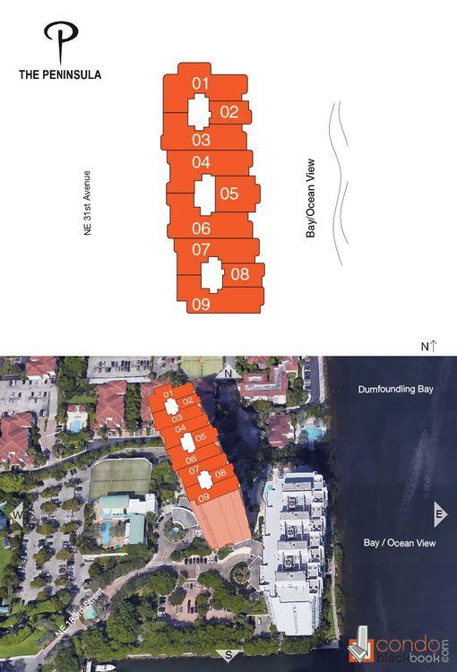 Peninsula II floorplans