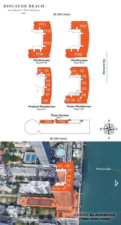 Biscayne Beach floorplans