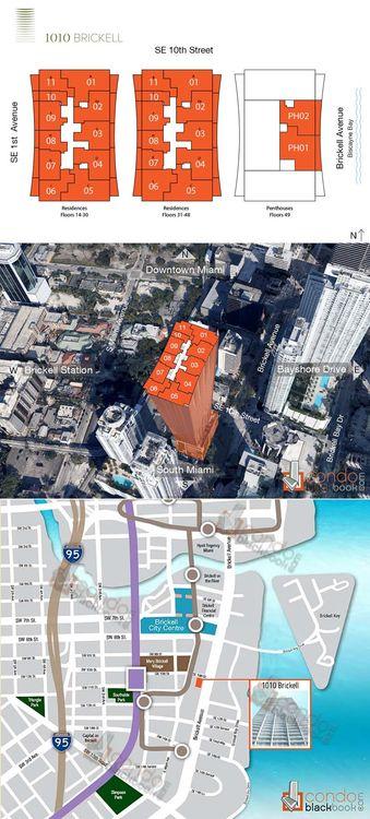 1010 Brickell floorplans
