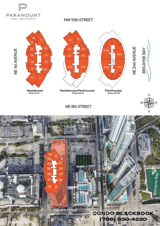 Paramount Miami Worldcenter floorplans