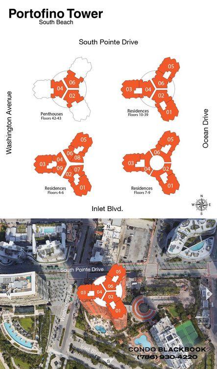 Portofino Tower floorplans