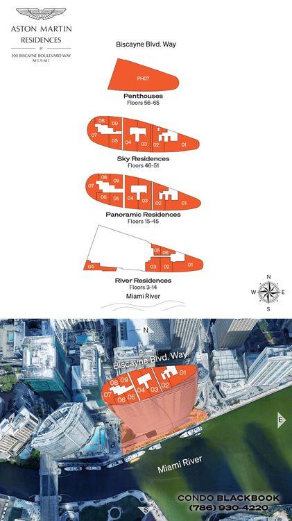 Aston Martin Residences floorplans