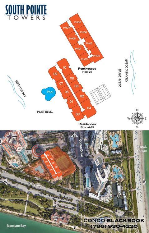 South Pointe Tower floorplans