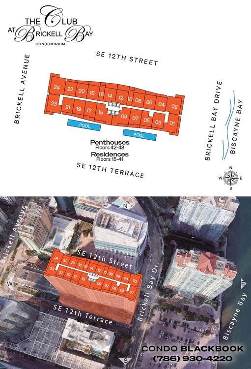 The Club at Brickell floorplans