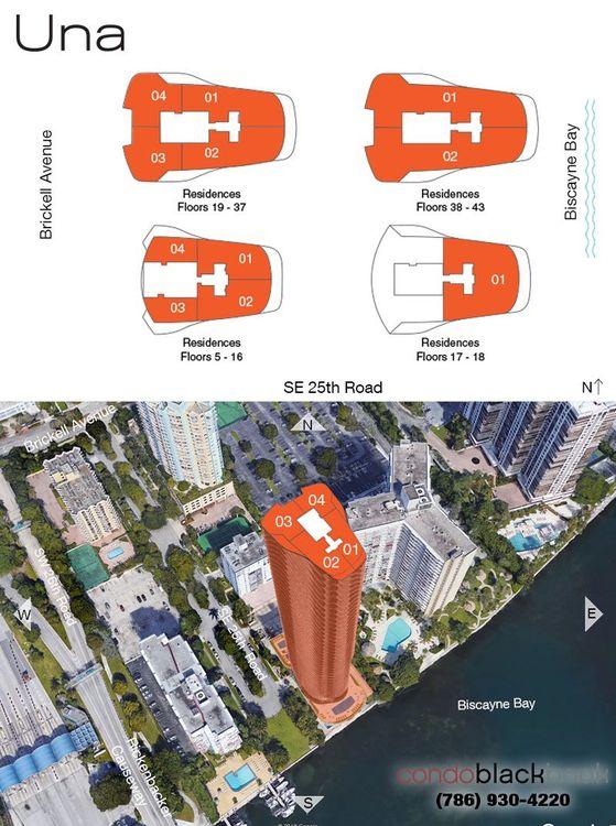 Una floorplans