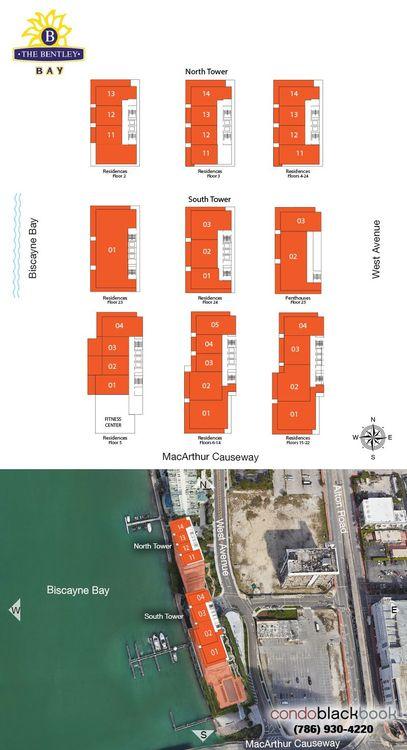 Bentley Bay floorplans