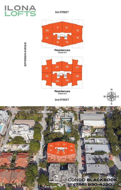 Ilona Lofts floorplans