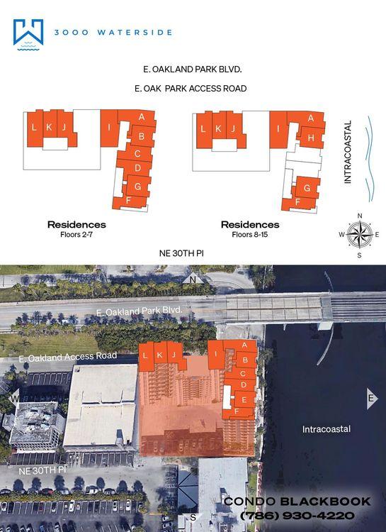 3000 Waterside floorplans